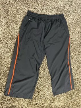tek gear Black Joggers with Orange Drawstring